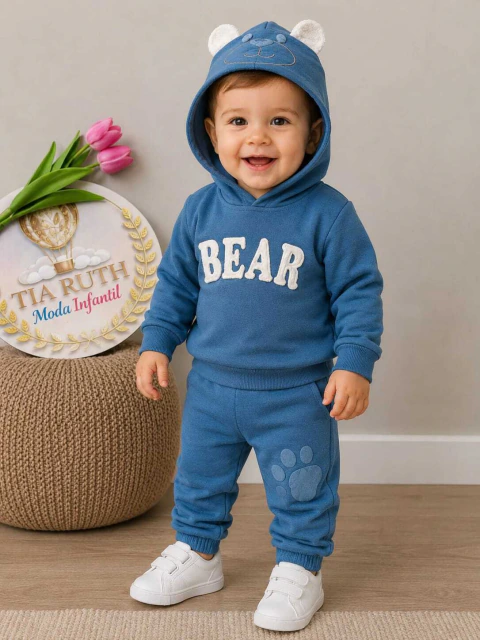 CONJUNTO MOLETOM INFANTIL MENINO BEBÊ na internet