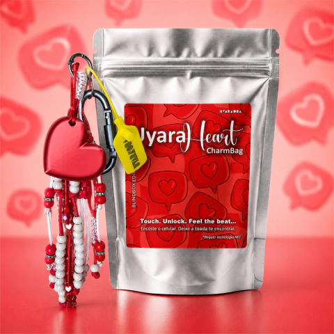 Chaveiro Uyara Heart – CharmBag - comprar online