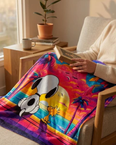 Manta polar Soft Snoopy en internet