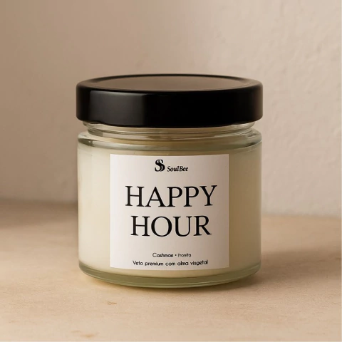 Vela Perfumada Happy Hour Cashmere + Vanilla 250gr - comprar online