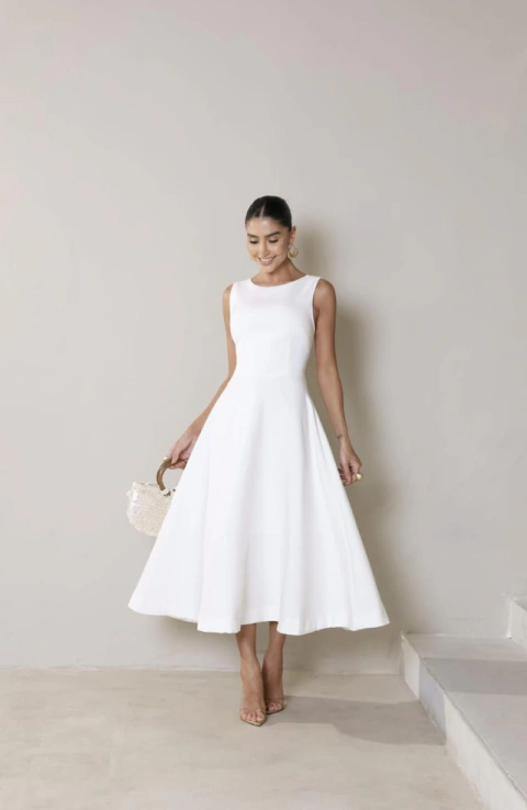 VESTIDO NATHALIA - BRANCO
