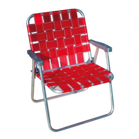 SILLON DESCANSAR 7/8 FIJO CINT.ALUM 80003 ROJO