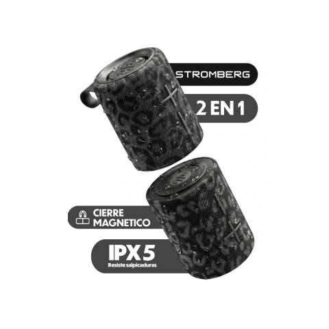 PARLANTE STROMBERG TWIN2 MIDNIGHT 10W BT 2x2"