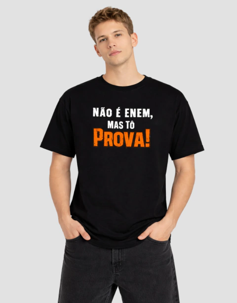 Camiseta Cristã | T-Shirt | Não é ENEM... Mas Tô na Prova! - comprar online