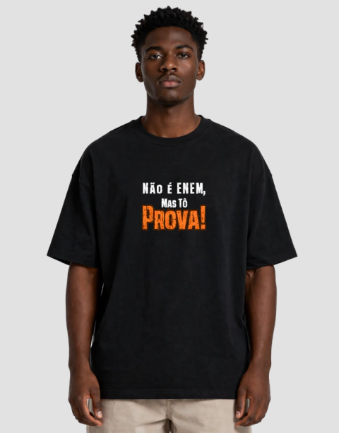 Camiseta Cristã | Oversized | Não é ENEM... Mas Tô na Prova! - comprar online