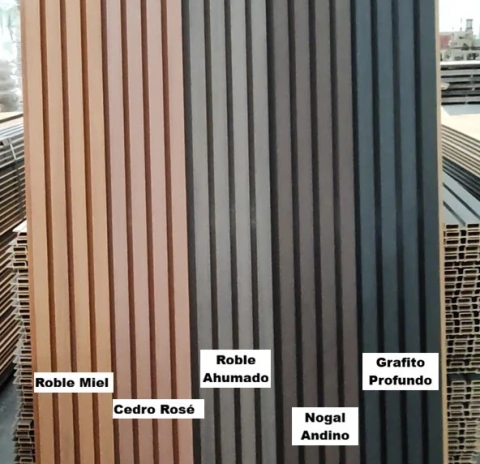 Wall Panel Exterior - Roble Miel x5