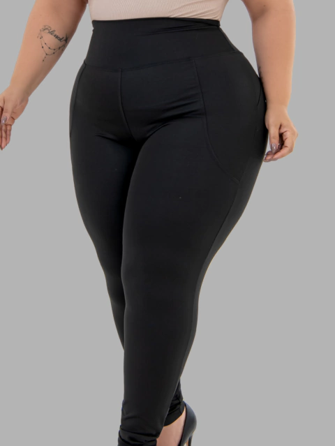 Calça Levanta Bumbum Feminina Modeladora Suplex Cintura Alta - comprar online