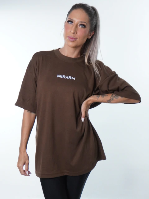 Oversized Suedine Unissex | Marrom