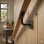 SOPORTE PASAMANO BARANDA ESCALERA HIERRO MACIZO NEGRO C/BASE COD: 54195 en internet