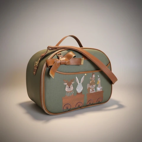 Bolsa Maternidade Animais do bosque _pronta entrega