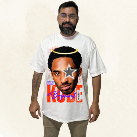 Camiseta Oversized Mk King Novidade! - Estampa 40x25