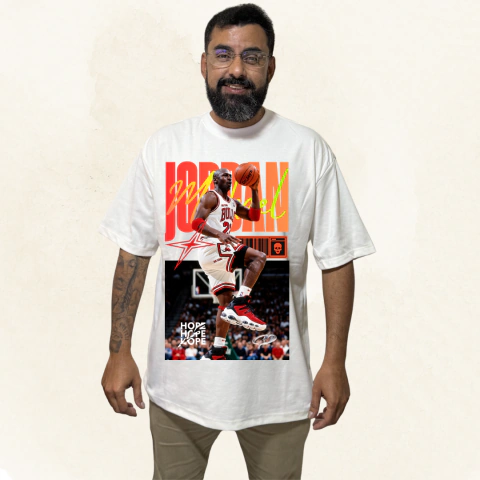 Camiseta Oversized Mk King Novidade! - Estampa 40x25