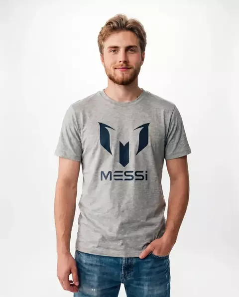 Remera Messi Guillermo gris