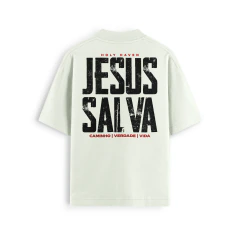 Jesus Salva- Oversized Premium na internet