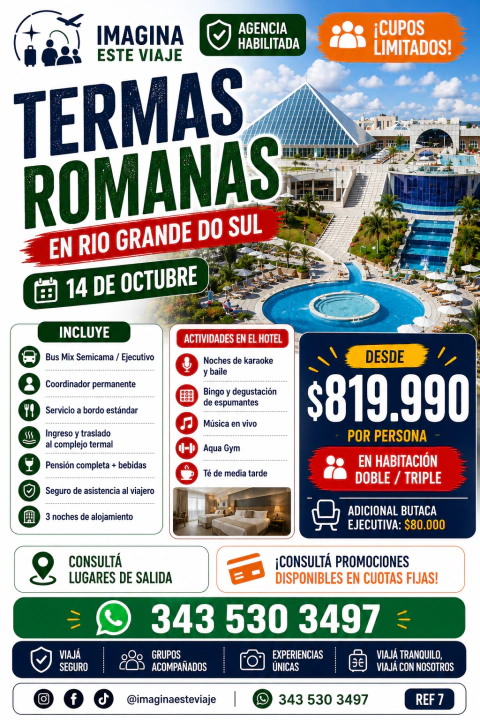 Termas Romanas en Brasil!