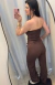 Conjunto Luana Marrom na internet