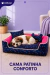 Cama Pet Impermeável Premium com Almofada e Travesseiro Ossinho Keplah - comprar online