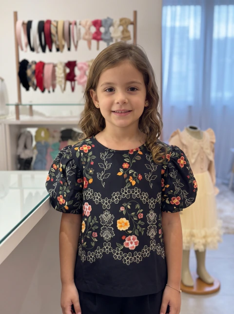 Camiseta Floral
