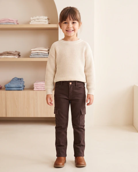 Calça Jeans Marrom