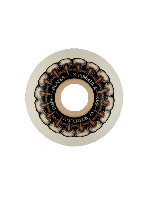 Bones Grippin Wolf X-Formula V6 Wide-Cut 54mm 99A Wheels