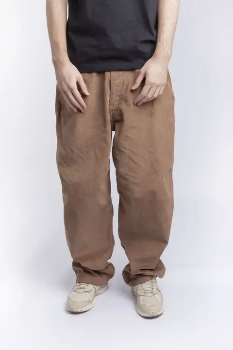 Calça Og Baggy 889 Veludo Caramelo