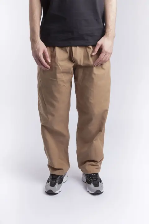 Leisure Chino Canvas Pants Khaki