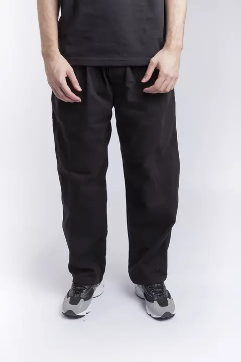 Leisure Chino Canvas Pants Black