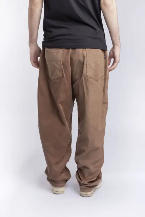 Calça Og Baggy 889 Veludo Caramelo