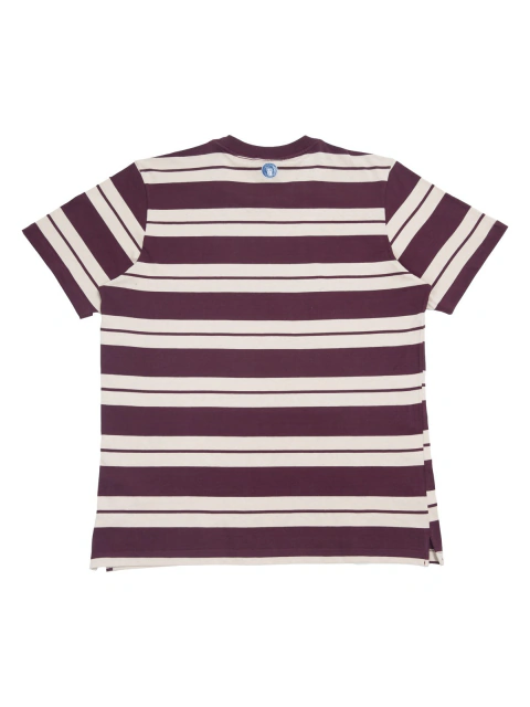 Striped Anc Tee Wine Beige