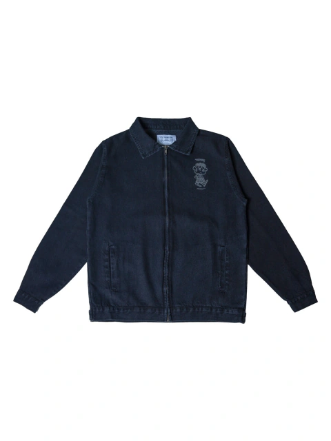 Jaqueta Prof Cascão Old Jeans Stone Preto