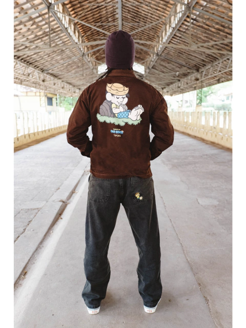 Calça Og Baggy Chico Bento Relax Stone Verde