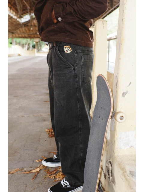 Calça Og Baggy Chico Bento Relax Stone Verde