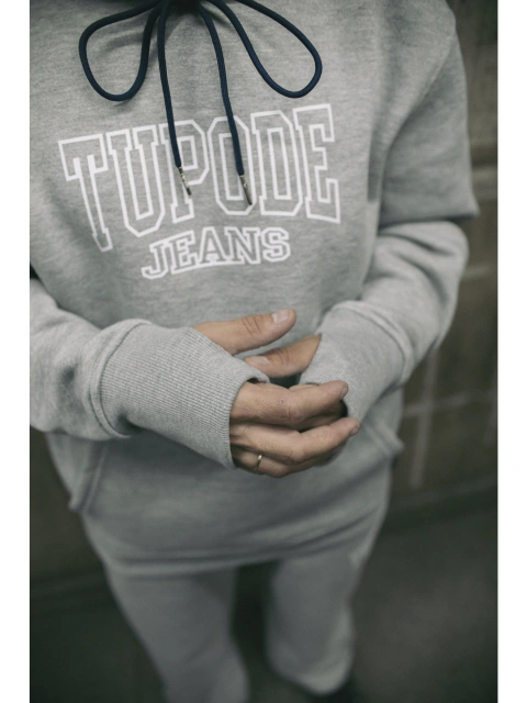 Blusa Moletom Tupode Jeans Old Mescla