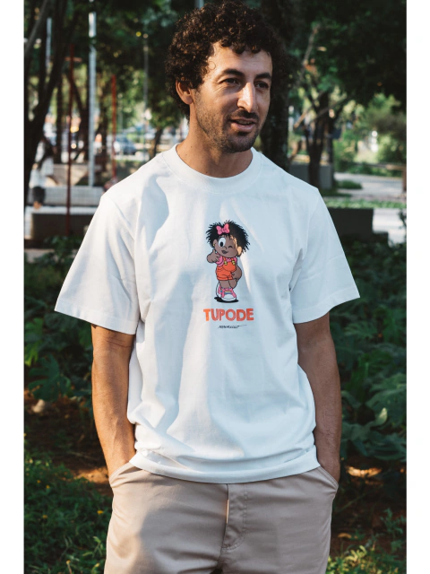 Camiseta Milena Creme