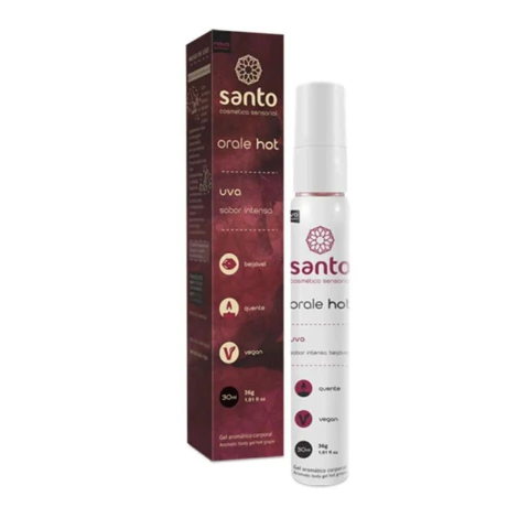 Orale Hot Gel Aromatizante uva -Santo