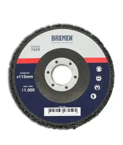 Disco Abrasivo Fibra Gruesa Bremen 180mm