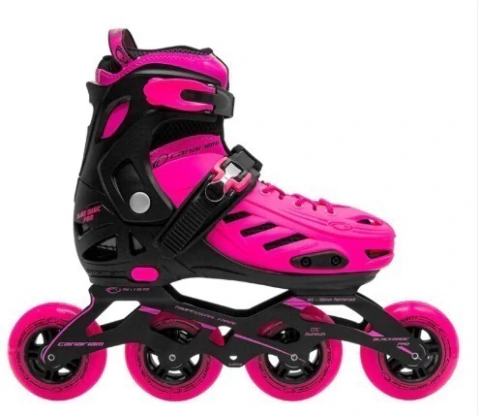 Patin Black Magic Pro Plus Fucsia - Krono Roller