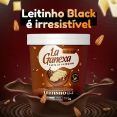 Pasta De Amendoim La Ganexa Leitinho Black Com Whey Protein 1,005kg na internet