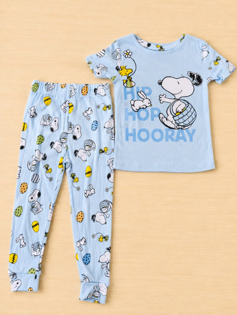 Pijama Peanuts Talla 4T | Suave y cómodo