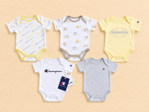 Bodys Champions x5 Talla 3M | Suaves y cómodos - comprar en línea