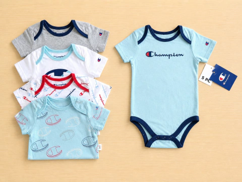 Bodys Champions x5 Talla 12M | Suaves y cómodos - comprar en línea