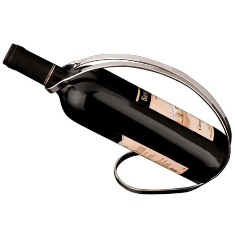Suporte para Vinho Ritz em Aço Inox Riva