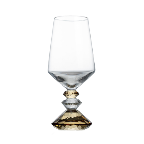 Taça para Vinho em Vidro Base Âmbar Lumina 595ml