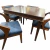 Comedor para 4 Personas Nogal Modelo Iris Elegante - tienda en línea