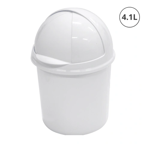 Lixeira Multiuso Retrátil Capacidade 1,4 | 4,1 | 7,3 Litros Cor Branco Ou Preto Durín - Ideal Lar