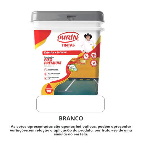 Tinta Acrílica Piso Premium Fosco 18L Antimofo Antiderrapante Baixo Odor Durín na internet