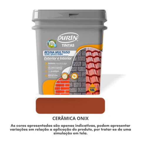 Resina Multiuso Brilhante 18L Antimofo Baixo Odor Durín - Ideal Lar