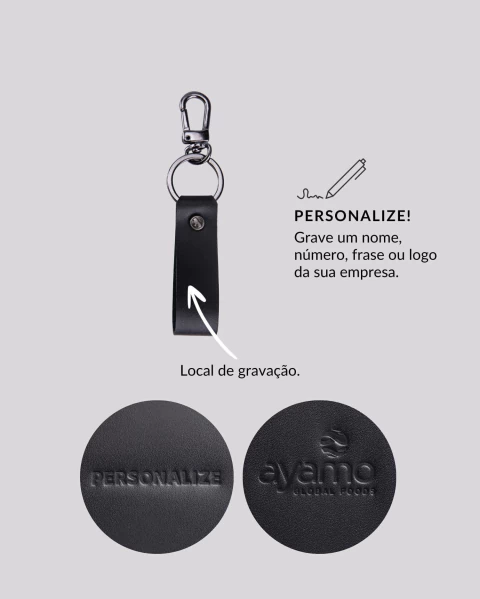 Chaveiro em Couro | Zurich Preto na internet