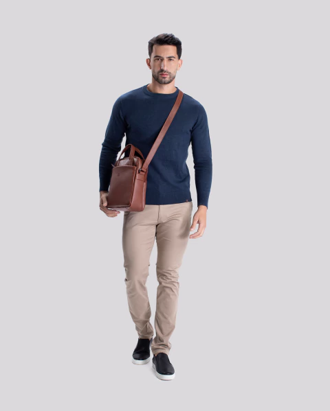 Bolsa Tiracolo Tour de Couro | Madrid Caramelo - loja online