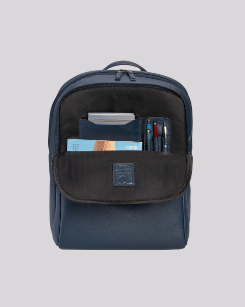 Mochila de Couro para Notebook Native | Madrid Azul na internet